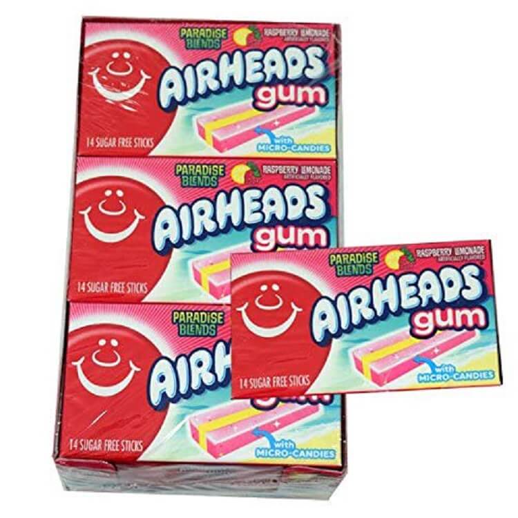 Airheads Raspberry Lemonade Gum Airhead Candy 9712